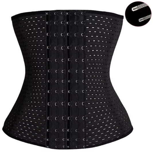 Plus Size XS-5XL Steel Boned Waist Trainer Corset Women Postpartum Band Sexy Bustiers Corsage Modeling Strap Cinta Modeladora US